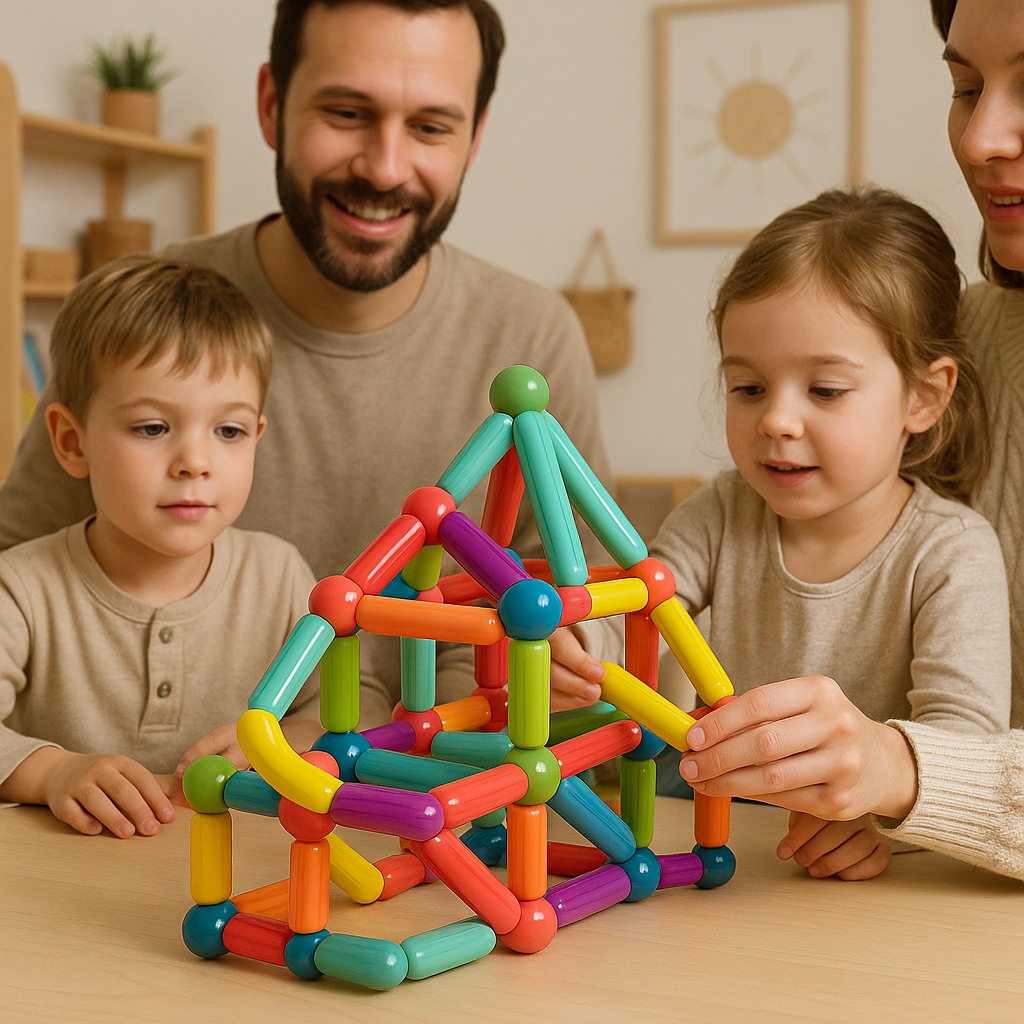 Sada magnetických bloků pro STEM učení a kreativní hru | Temsk