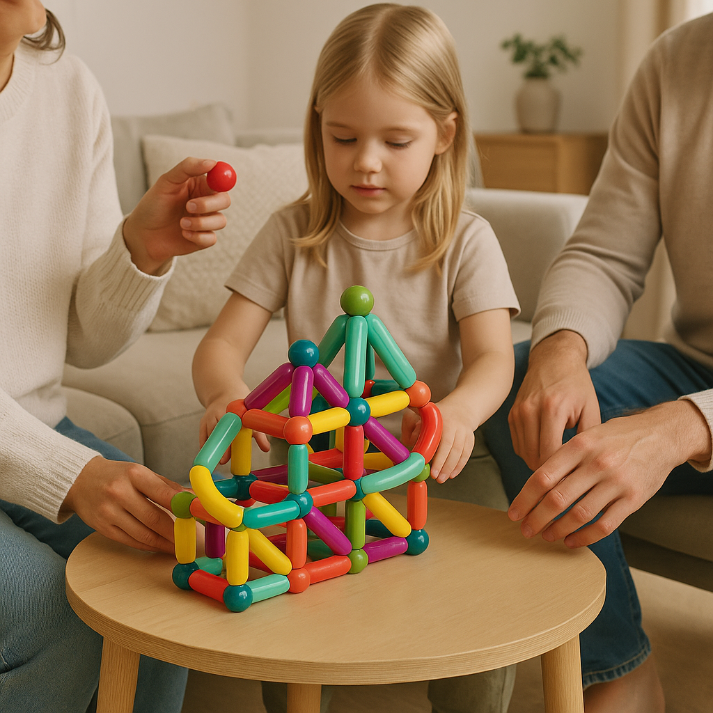 Sada magnetických bloků pro STEM učení a kreativní hru | Temsk