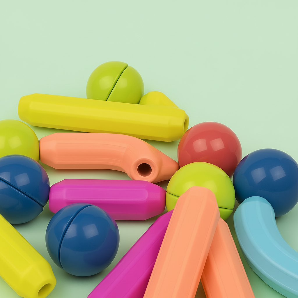 Sada magnetických bloků pro STEM učení a kreativní hru | Temsk