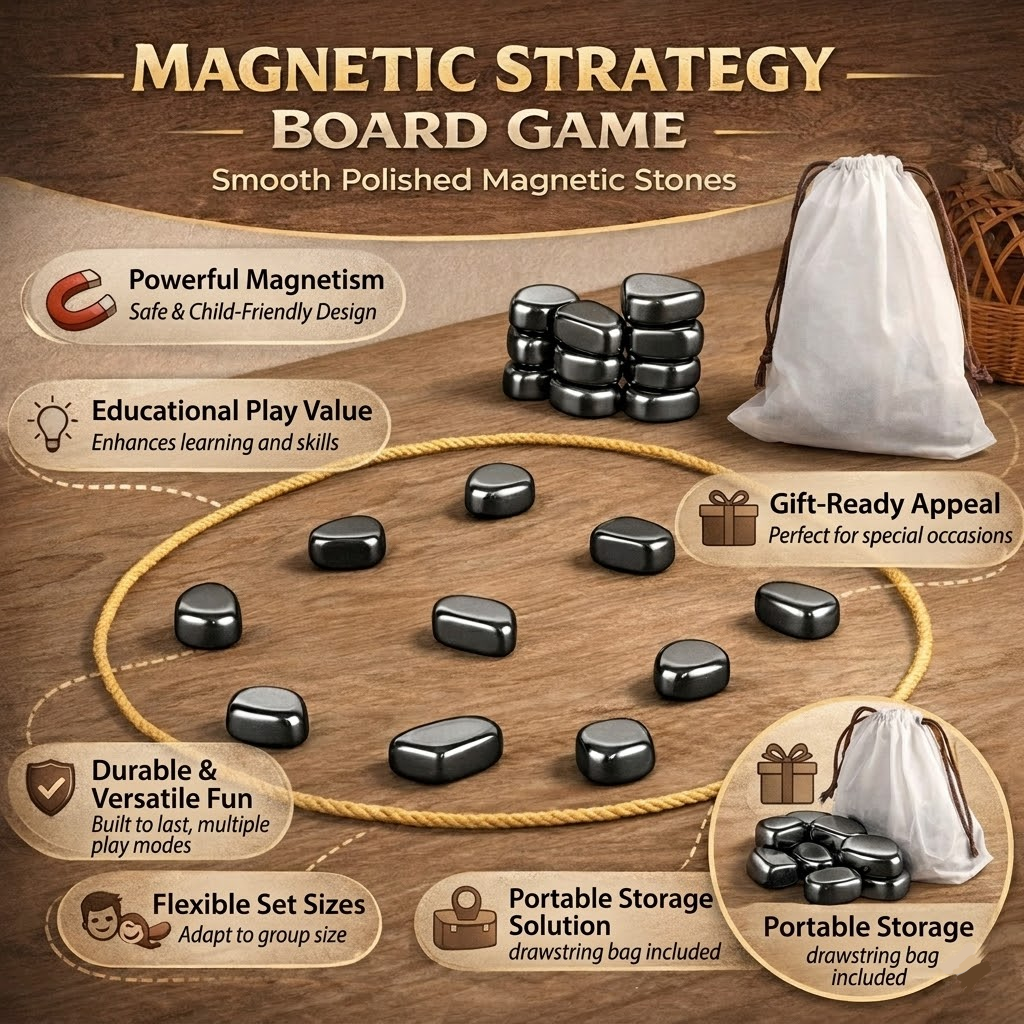 Family Focus Board Strategy Game With Magnetic Pieces For Home Fun | Temsk