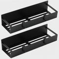 Magnetic Refrigerator Spice Rack, Slim Metal Wall Shelf For Easy Access | Temsk