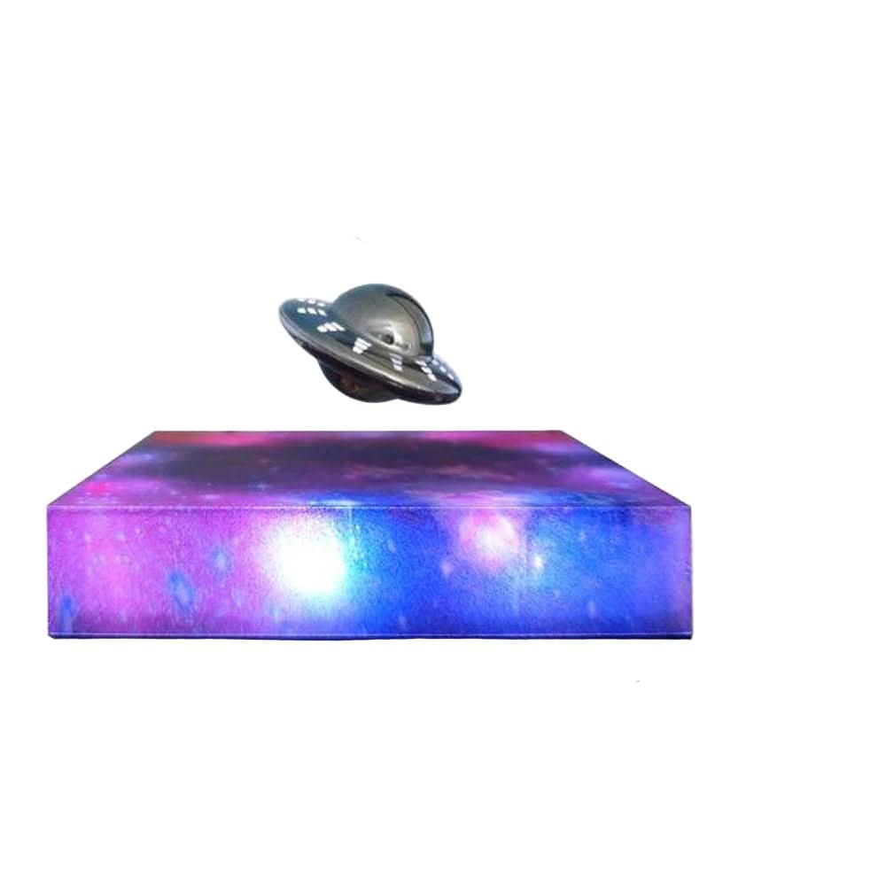 AeroGlow Magnetic LED Night Lamp With Floating Spaceship Design | Temsk
