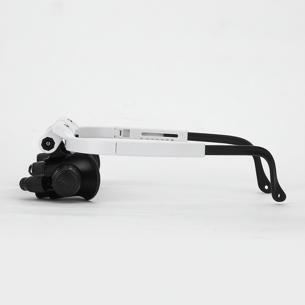 LED Magnifying Glass Headset With Adjustable Headband And Light | Temsk