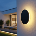 Orra Outdoor Wall Light Minimalist LED Wall Fixture Round Or Square IP65 | Temsk
