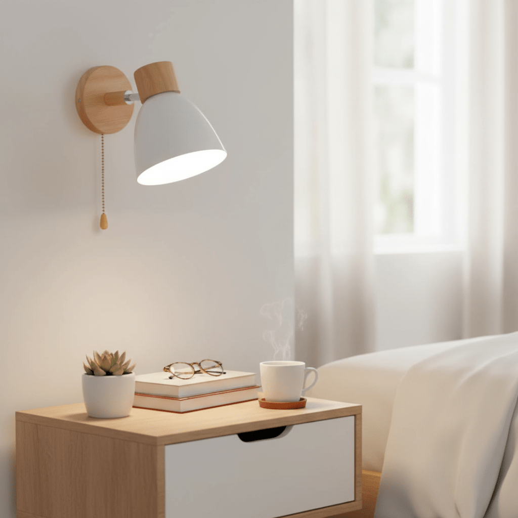 Lumenova Nordic Wood Wall Light For Modern Interiors | Temsk