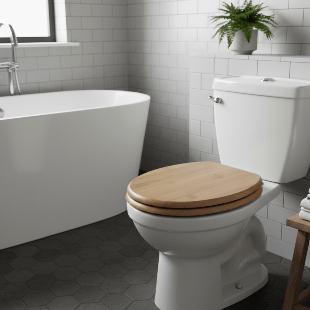 ArborNest Elegant Plywood Toilet Seat With Soft Close Mechanism | Temsk
