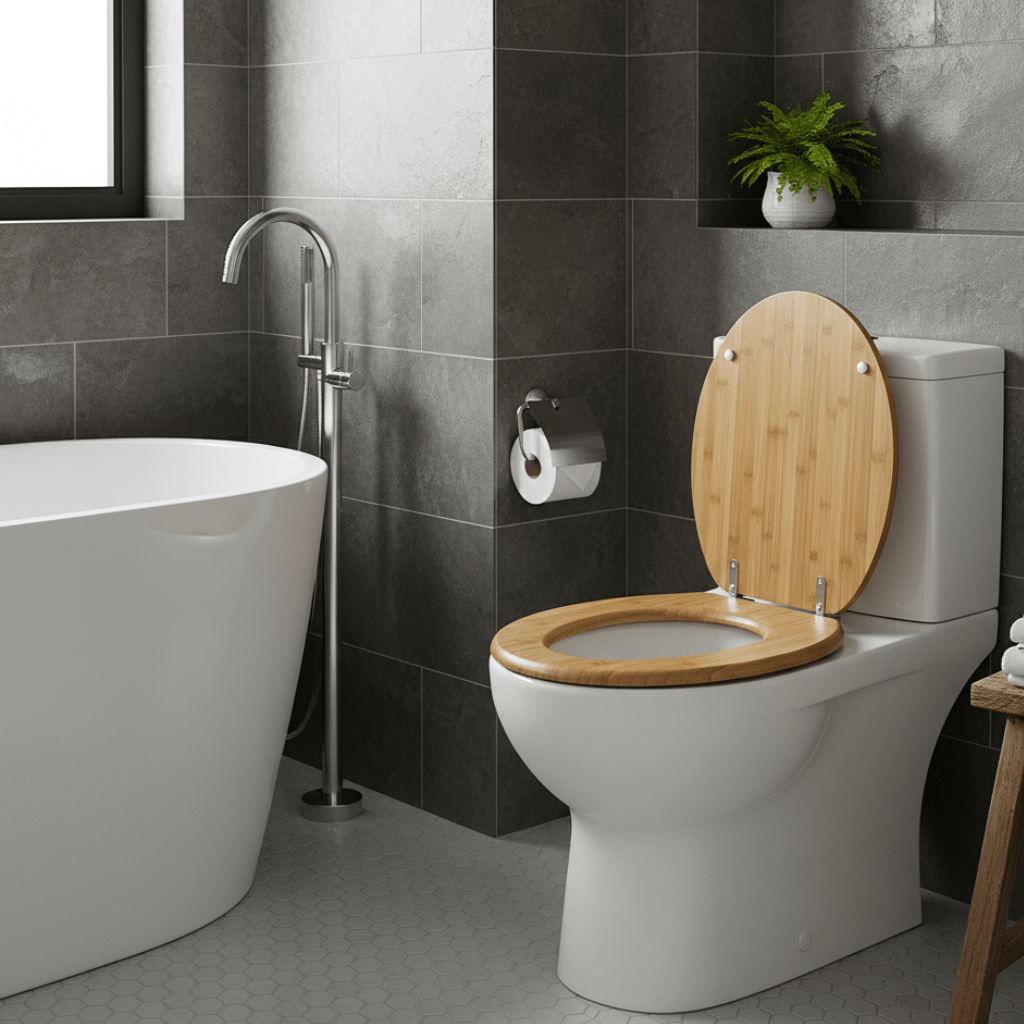 ArborNest Elegant Plywood Toilet Seat With Soft Close Mechanism | Temsk