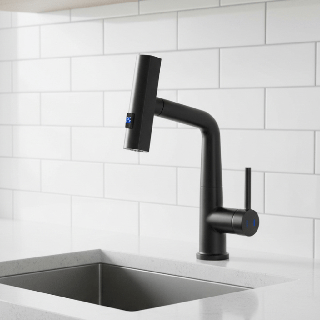 AquaNova Faucet 360-Degree Rotation With LED Temperature Display | Temsk