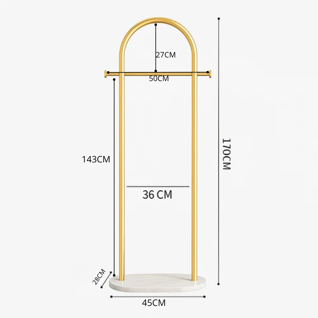 ClothHaven Minimalist Freestanding Clothes Rack For Daily Outfits | Temsk