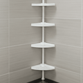 NovaFlex Height-Adjustable Shower Tower With Waterproof Shelf And Rust-Free Storage | Temsk