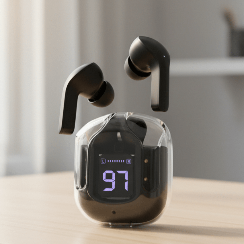 AeroPulse Earbuds Wireless Bluetooth With Outstanding Sound And Touch Controls | Temsk