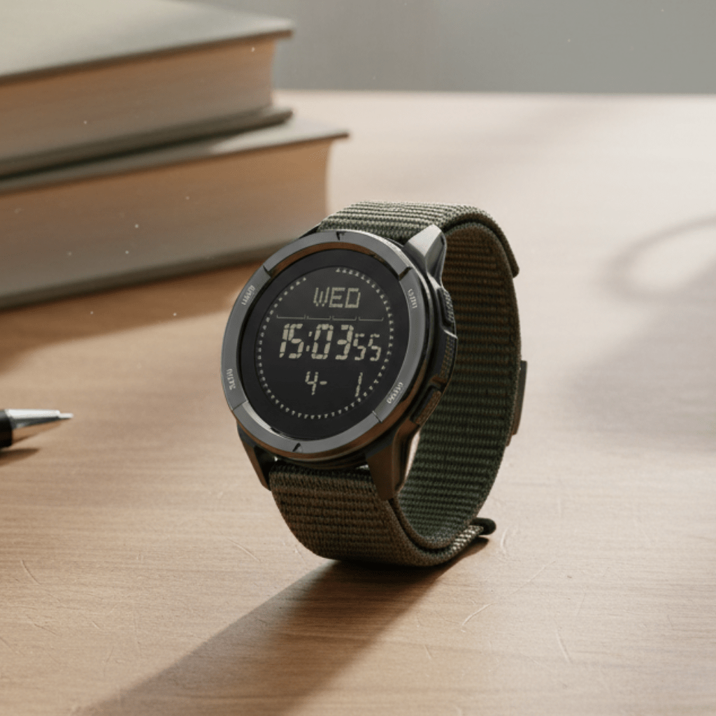TrailForge Sports Watch With Carbon Design For Adventure | Temsk