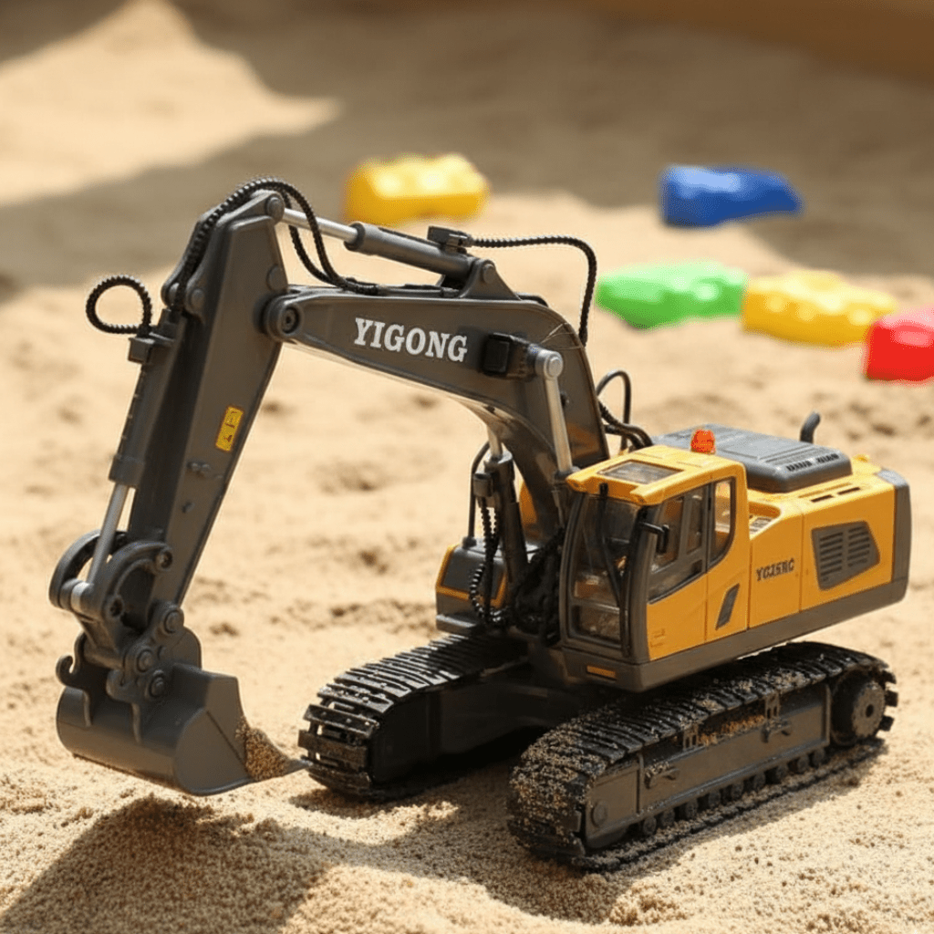 AeroBuild RC Digger: Ultimate Remote-Controlled Construction Vehicle For Adventures | Temsk