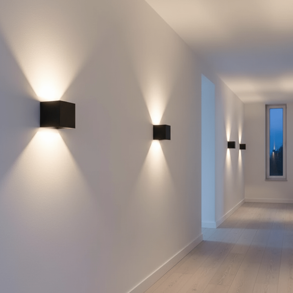 NovaGlow Modern Waterproof LED Wall Light IP65 Aluminum | Temsk