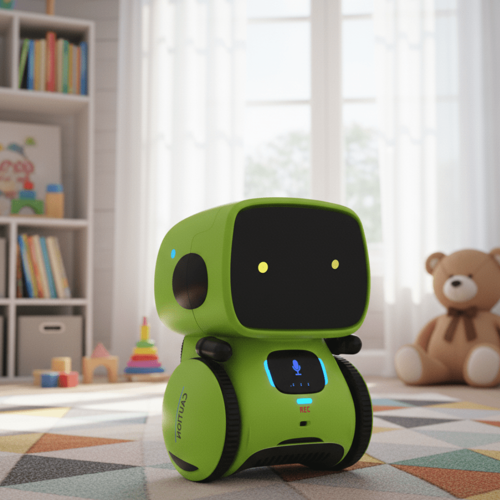 PulseBot mini interaktiv dansende robot med stemme- og lydfunktioner | Temsk