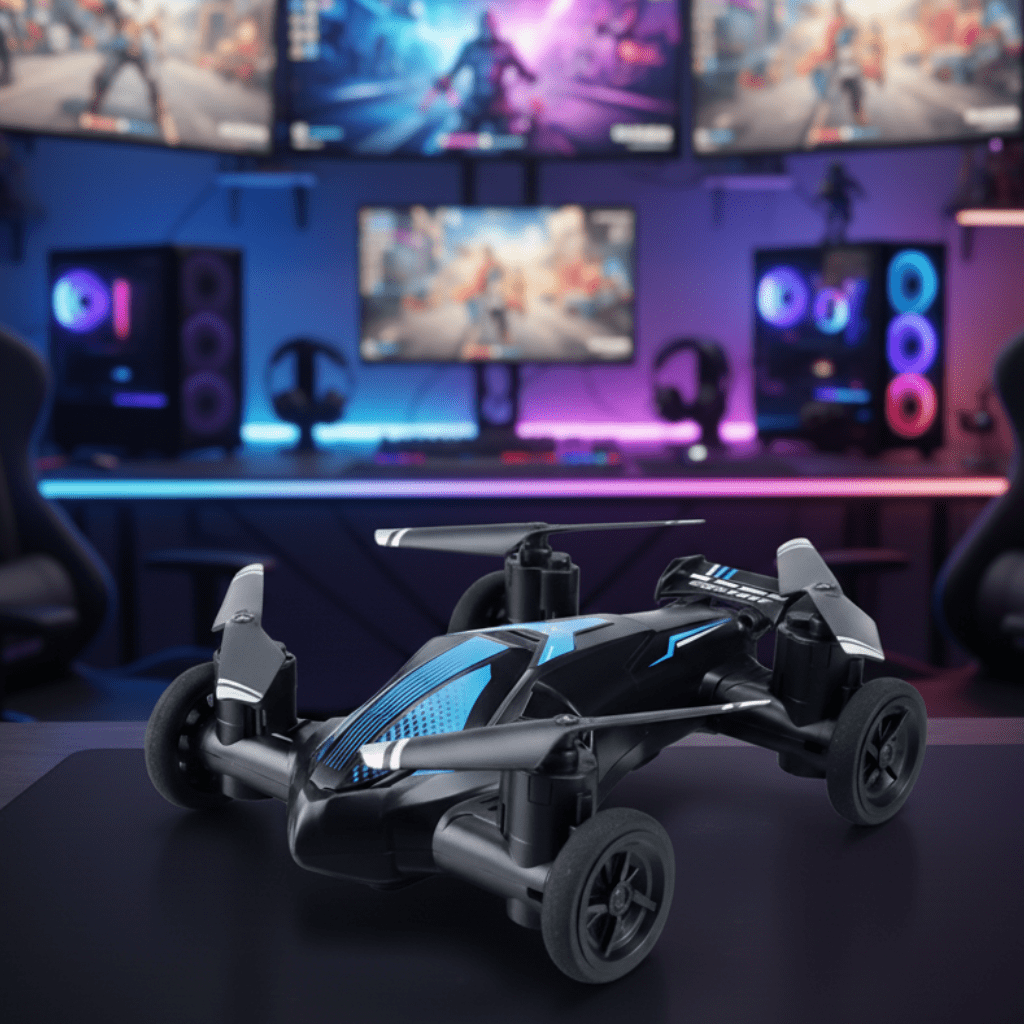 AeroRover 2-In-1 Remote-Controlled Car And Drone For Flying And Driving Fun | Temsk