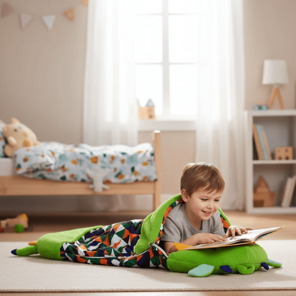 CuddleQuest Sleeping Bag And Plush Friend On The Go | Temsk