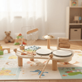 Harmonia Play Set Musical Wooden Toy for Creative Babies Aged 12 Months and Up | Temsk