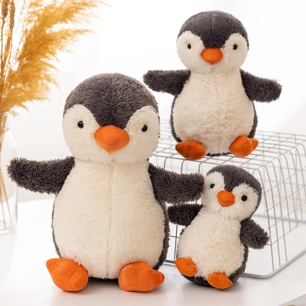 Pinguin-Plüschtier als Schlafbegleiter für gemütliche Kuschel- und ruhige Momente | Temsk