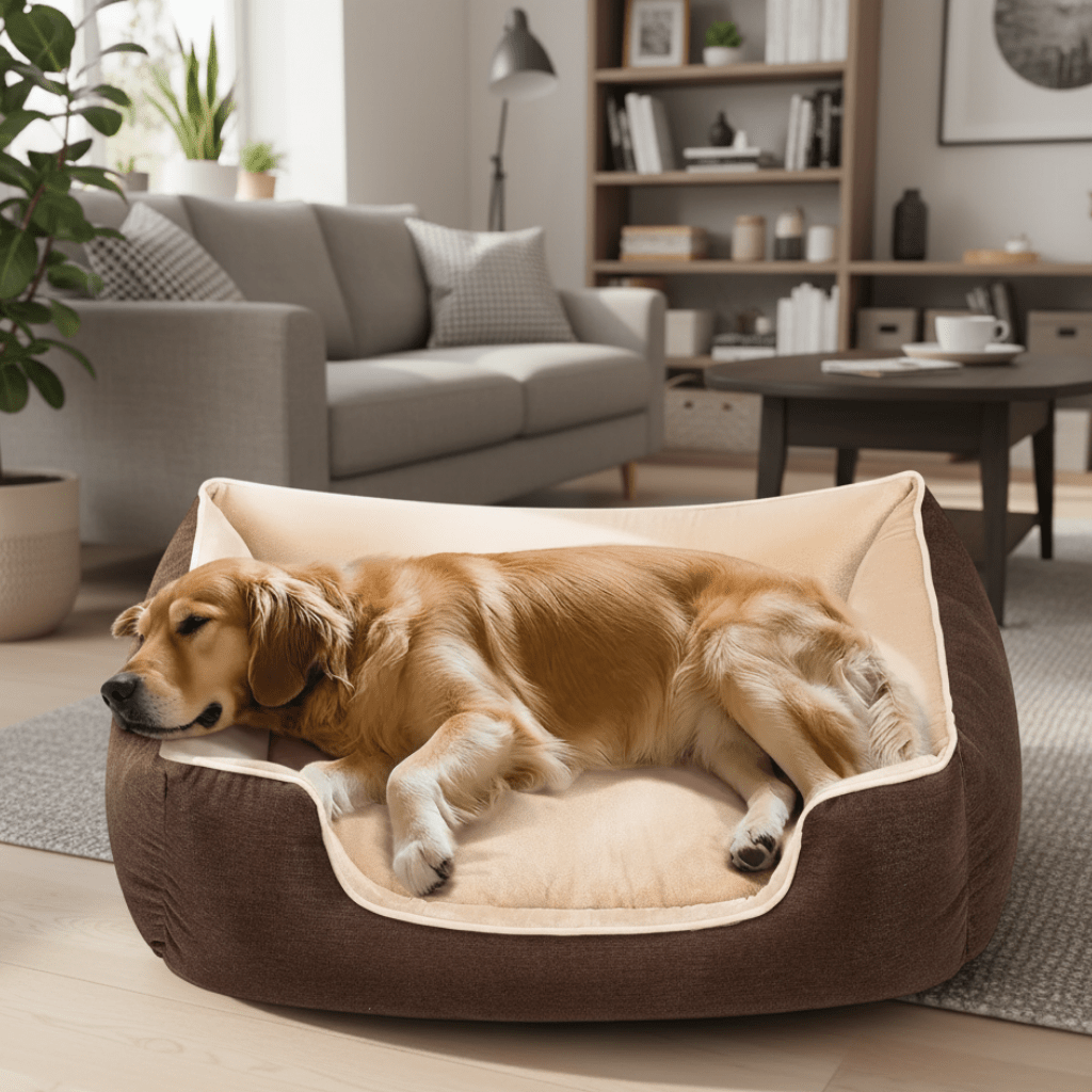 CosyPaws Waterproof Memory Foam Dog Bed For All Breeds | Temsk