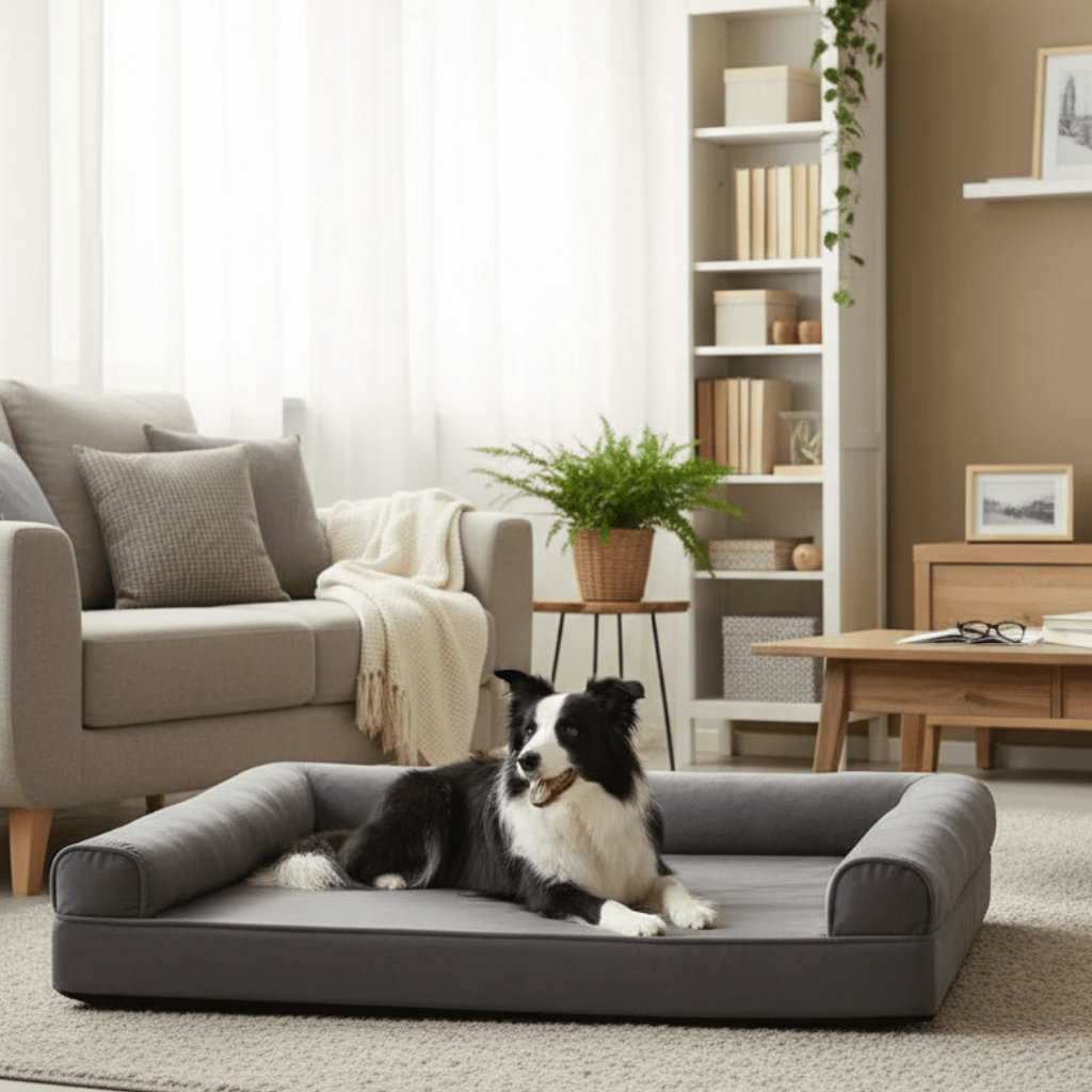 CuddleCloud Orthopedic Foam Couch Bed For Dogs And Pets | Temsk