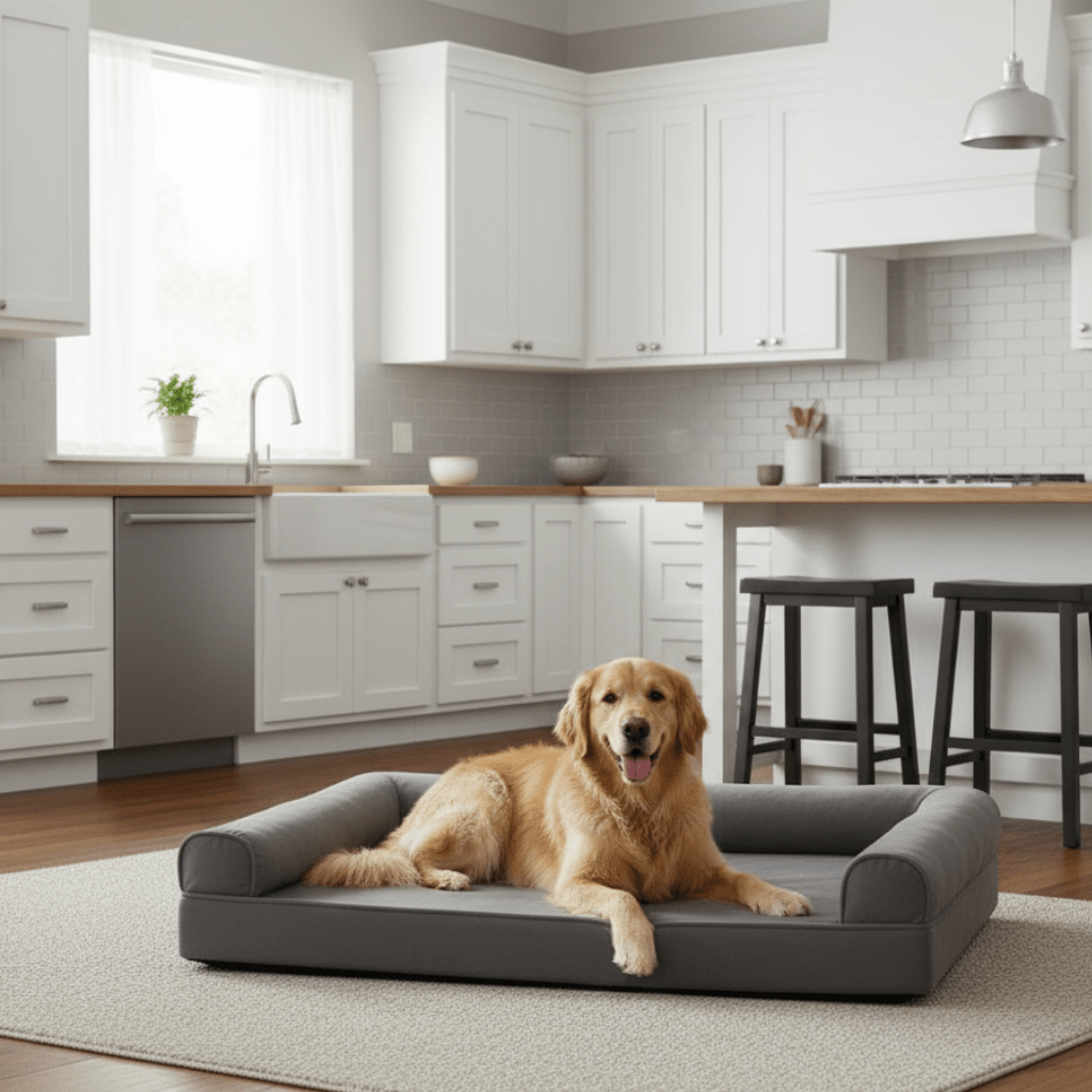 CuddleCloud Orthopedic Foam Couch Bed For Dogs And Pets | Temsk