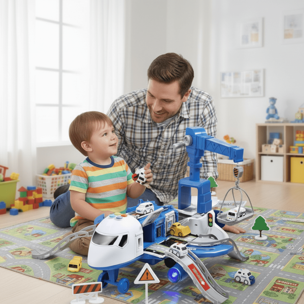 AeroNova Musical Stretching Deformation Airplane Toy | Temsk