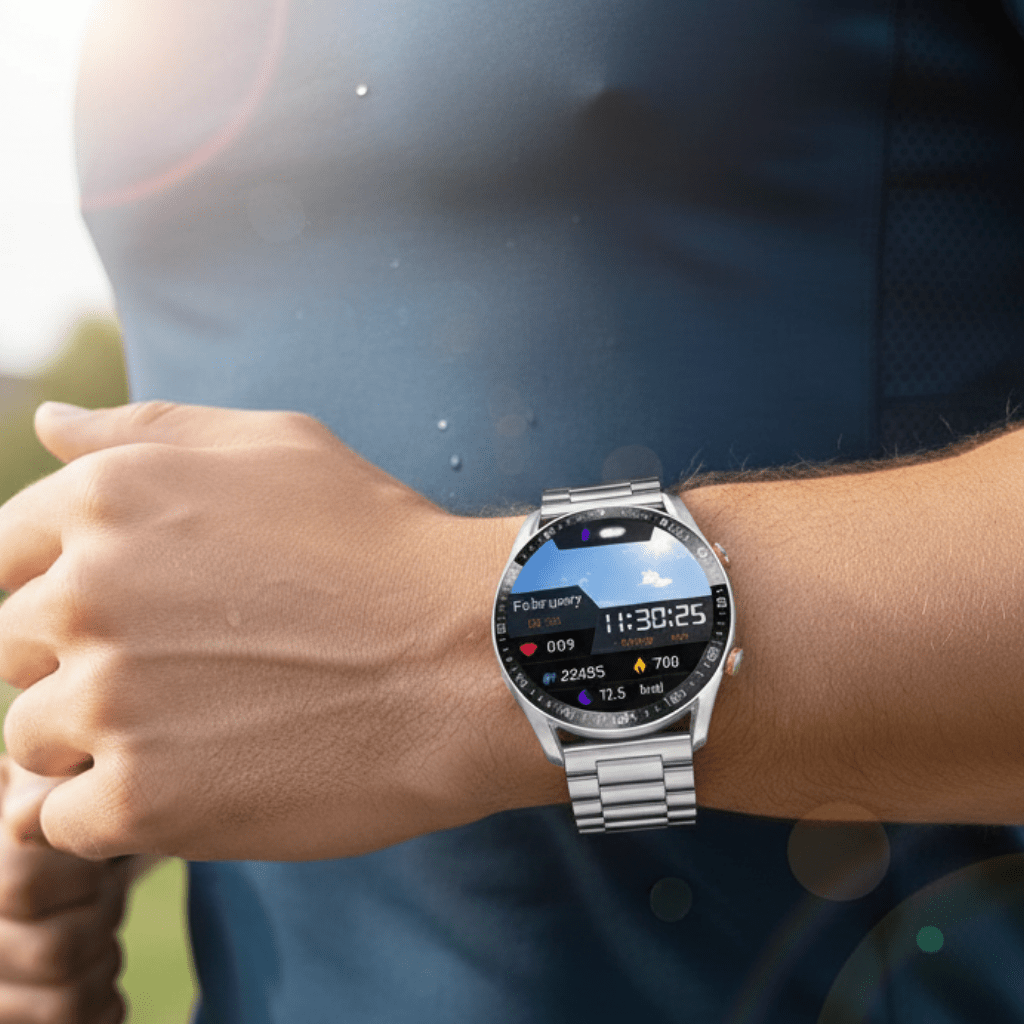 PulseNova Premium Men's Smartwatch With ECG And PPG And Call Function | Temsk