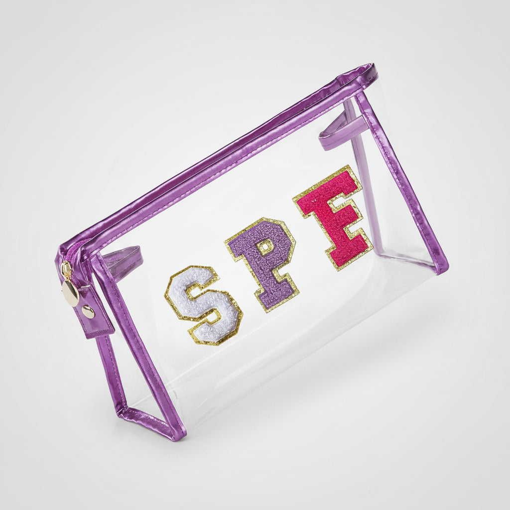 Clear Travel Cosmetic Bag for Beach Essentials and Everyday Use | Temsk