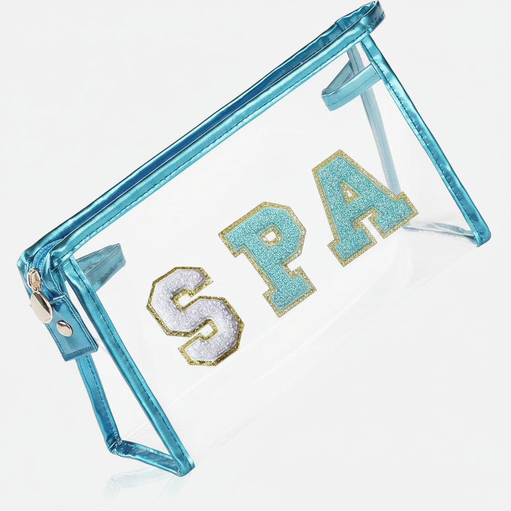 Clear Travel Cosmetic Bag for Beach Essentials and Everyday Use | Temsk