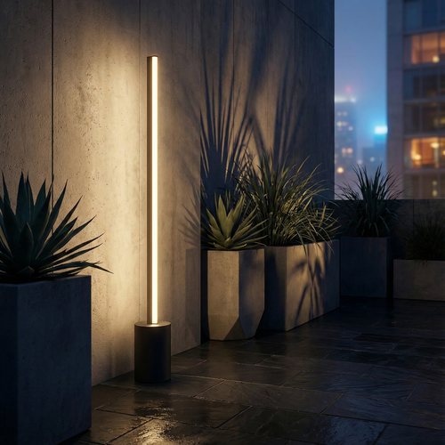 Cedar Brook Contemporary Outdoor Pathway Light With Matte Black Finish Temsk