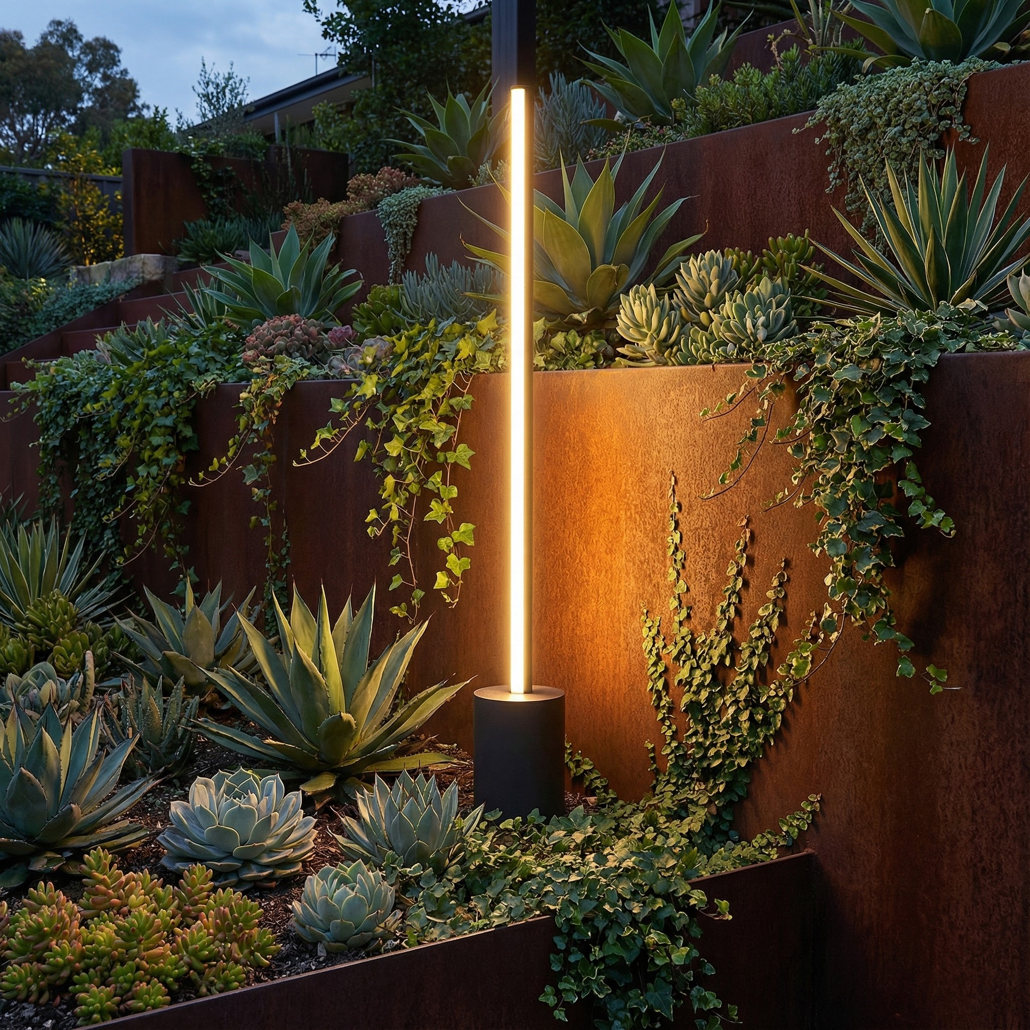 Cedar Brook | Modern Minimalist Outdoor Lighting Pathway Fixture | Temsk