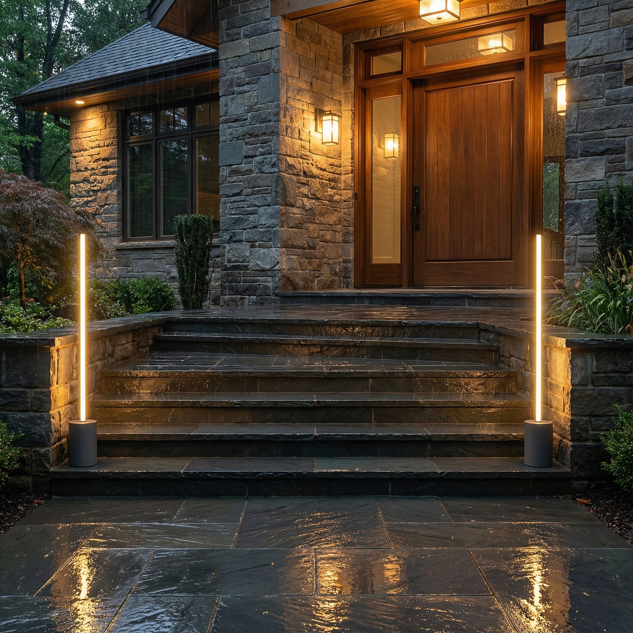 Cedar Brook | Modern Minimalist Outdoor Lighting Pathway Fixture | Temsk