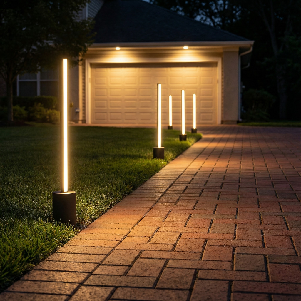 Cedar Brook | Modern Minimalist Outdoor Lighting Pathway Fixture | Temsk