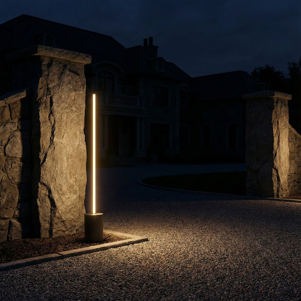 Cedar Brook | Modern Minimalist Outdoor Lighting Pathway Fixture | Temsk