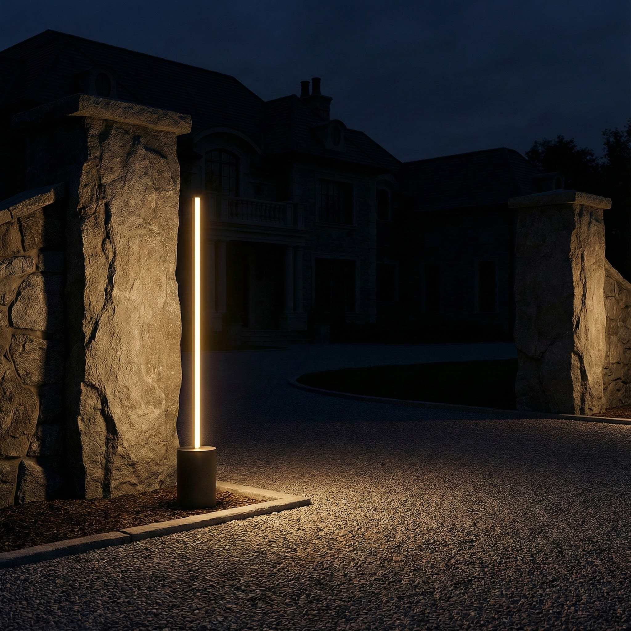 Cedar Brook | Modern Minimalist Outdoor Lighting Pathway Fixture | Temsk