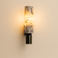 Elegant Aurora Marble Art Deco Inspired Wall Sconce Light Fixture | Temsk