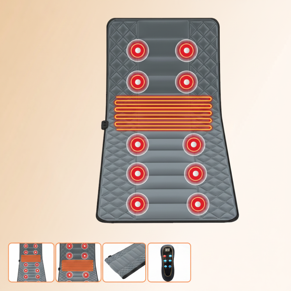 Heated Full Body Massage Mat For Back And Shoulders | Temsk