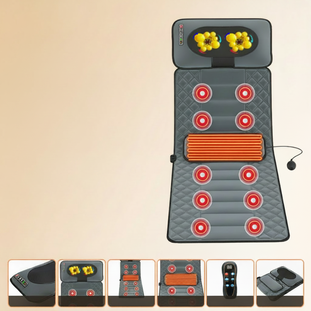 Heated Full Body Massage Mat For Back And Shoulders | Temsk