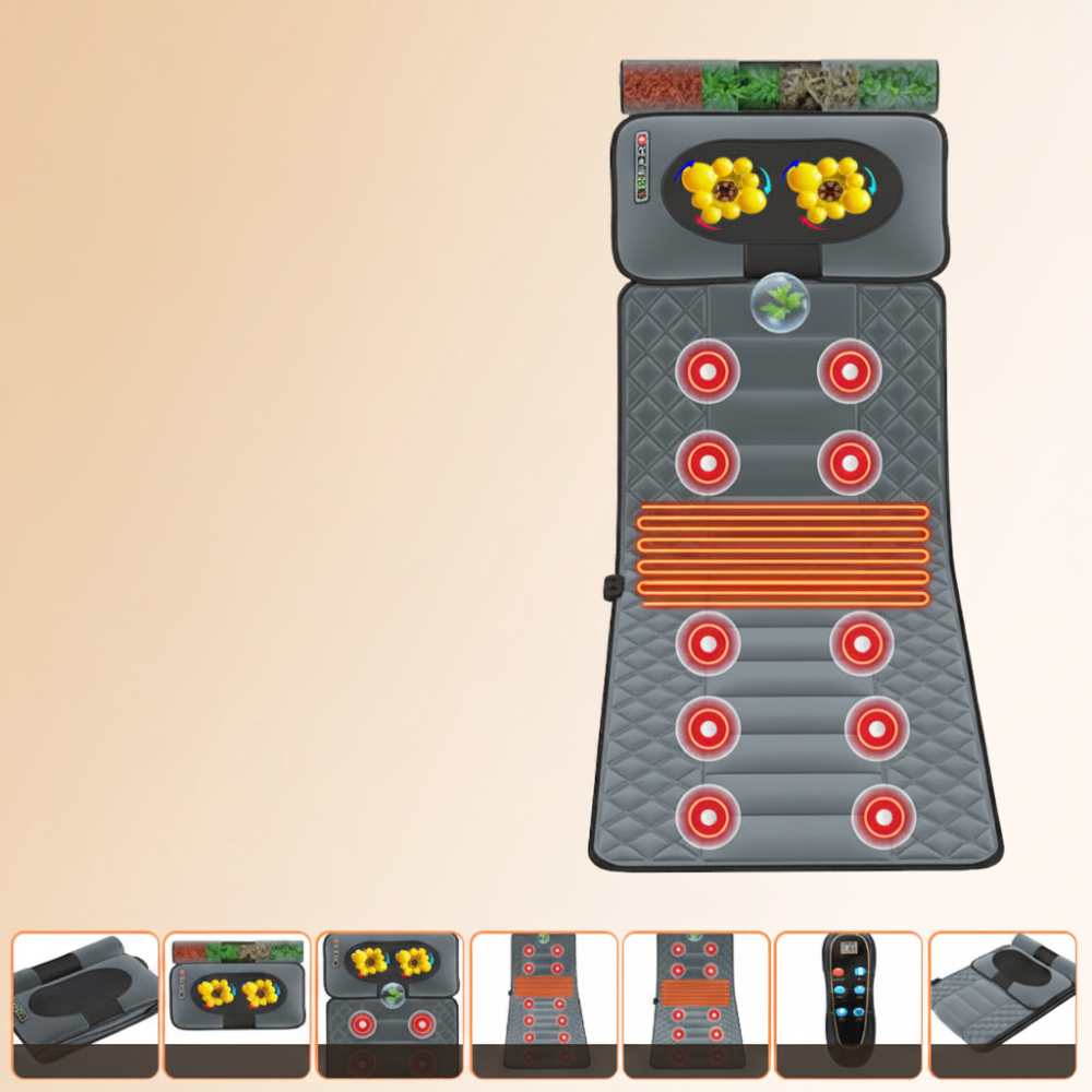Heated Full Body Massage Mat For Back And Shoulders | Temsk