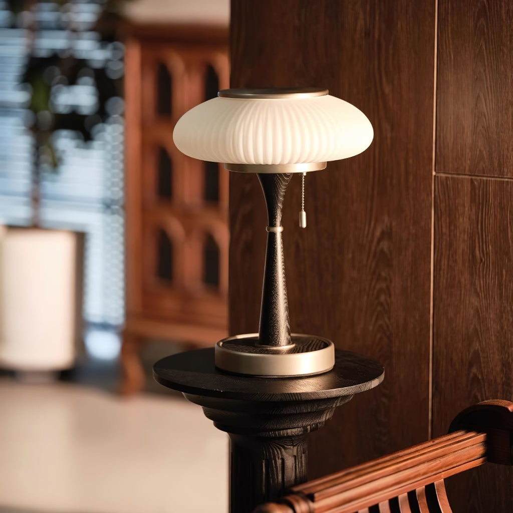 Terraline Matsutake Inspired Table Lamp Natural Glow | Snurv | Temsk