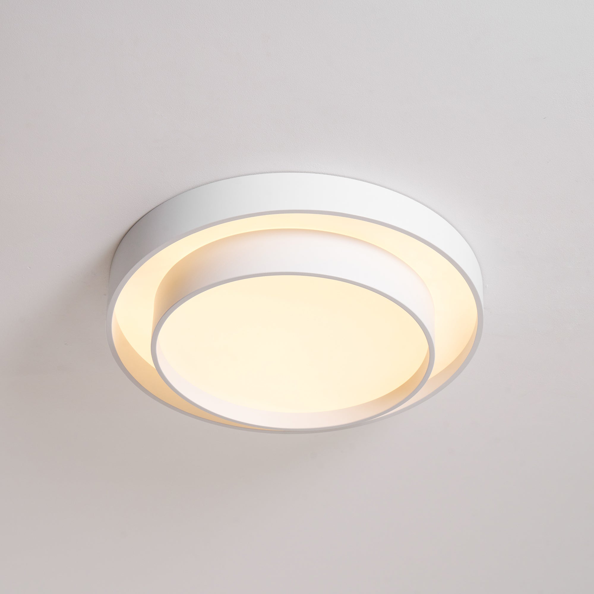 Válcové stropní světlo s LED, železné a akrylové, 40/50/60 cm, 3000K-6000K stmívatelné | Temsk