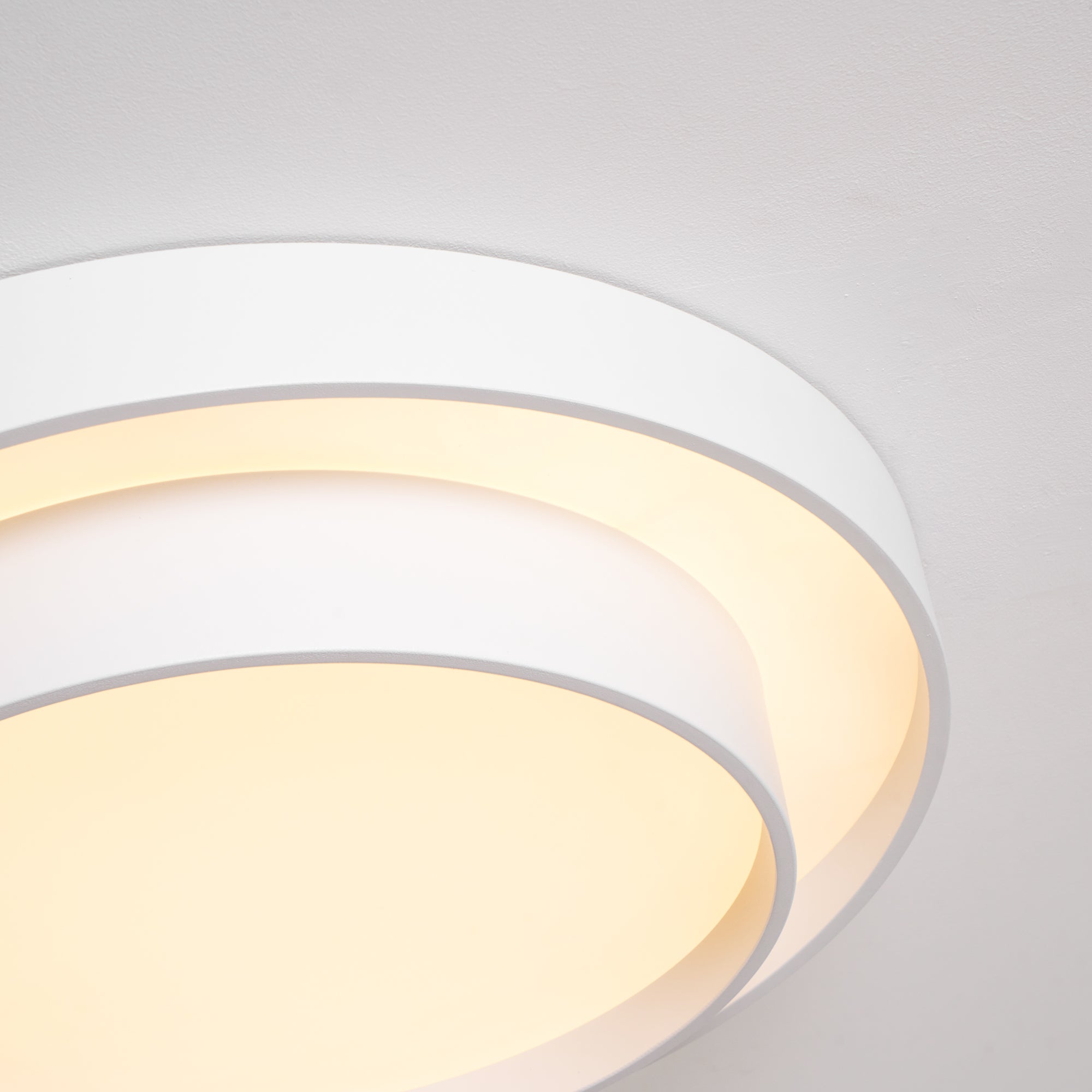 Válcové stropní světlo s LED, železné a akrylové, 40/50/60 cm, 3000K-6000K stmívatelné | Temsk