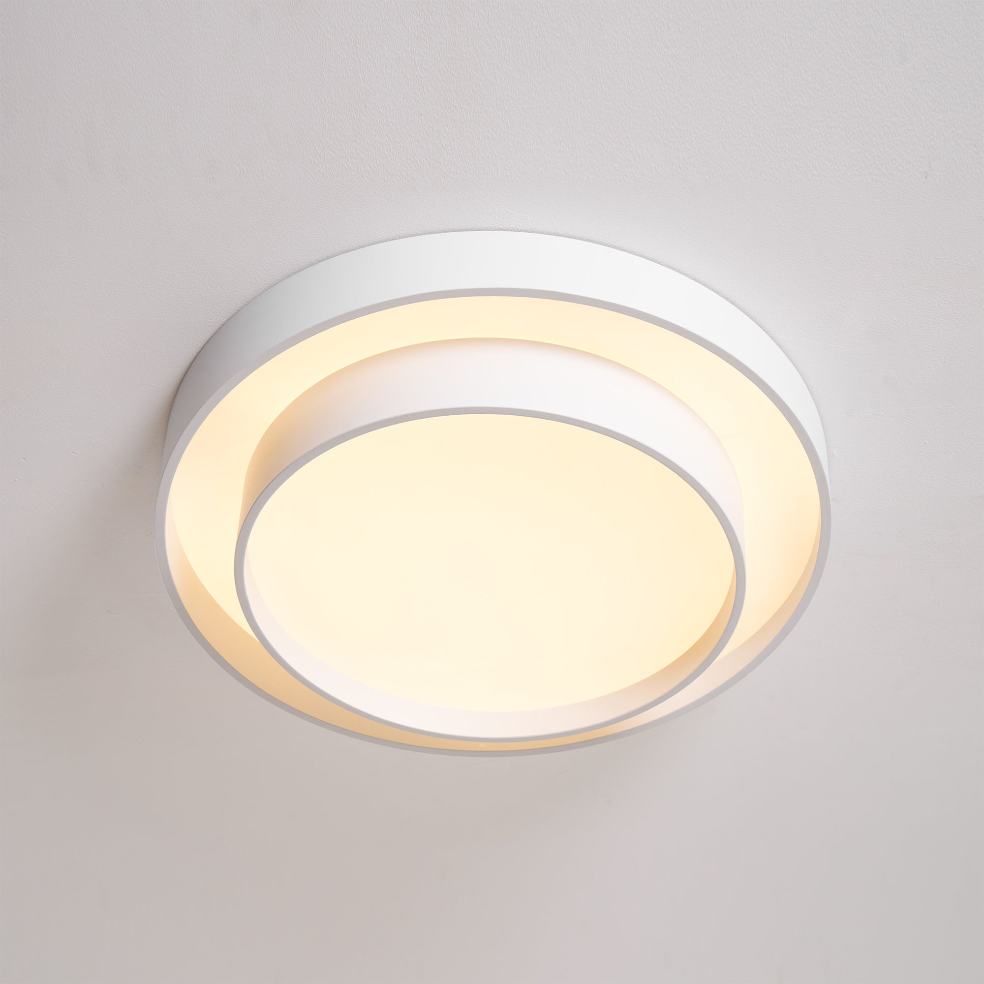 Válcové stropní světlo s LED, železné a akrylové, 40/50/60 cm, 3000K-6000K stmívatelné | Temsk