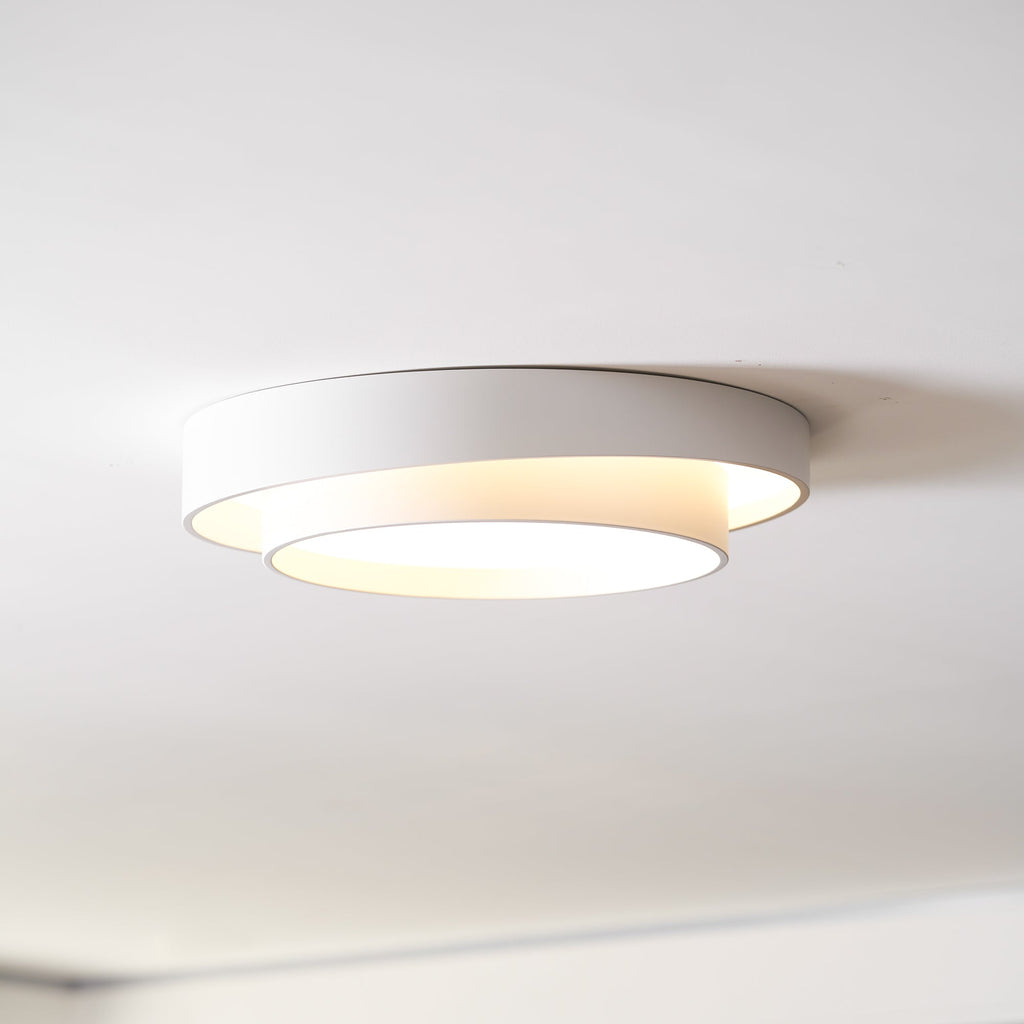 Válcové stropní světlo s LED, železné a akrylové, 40/50/60 cm, 3000K-6000K stmívatelné | Temsk