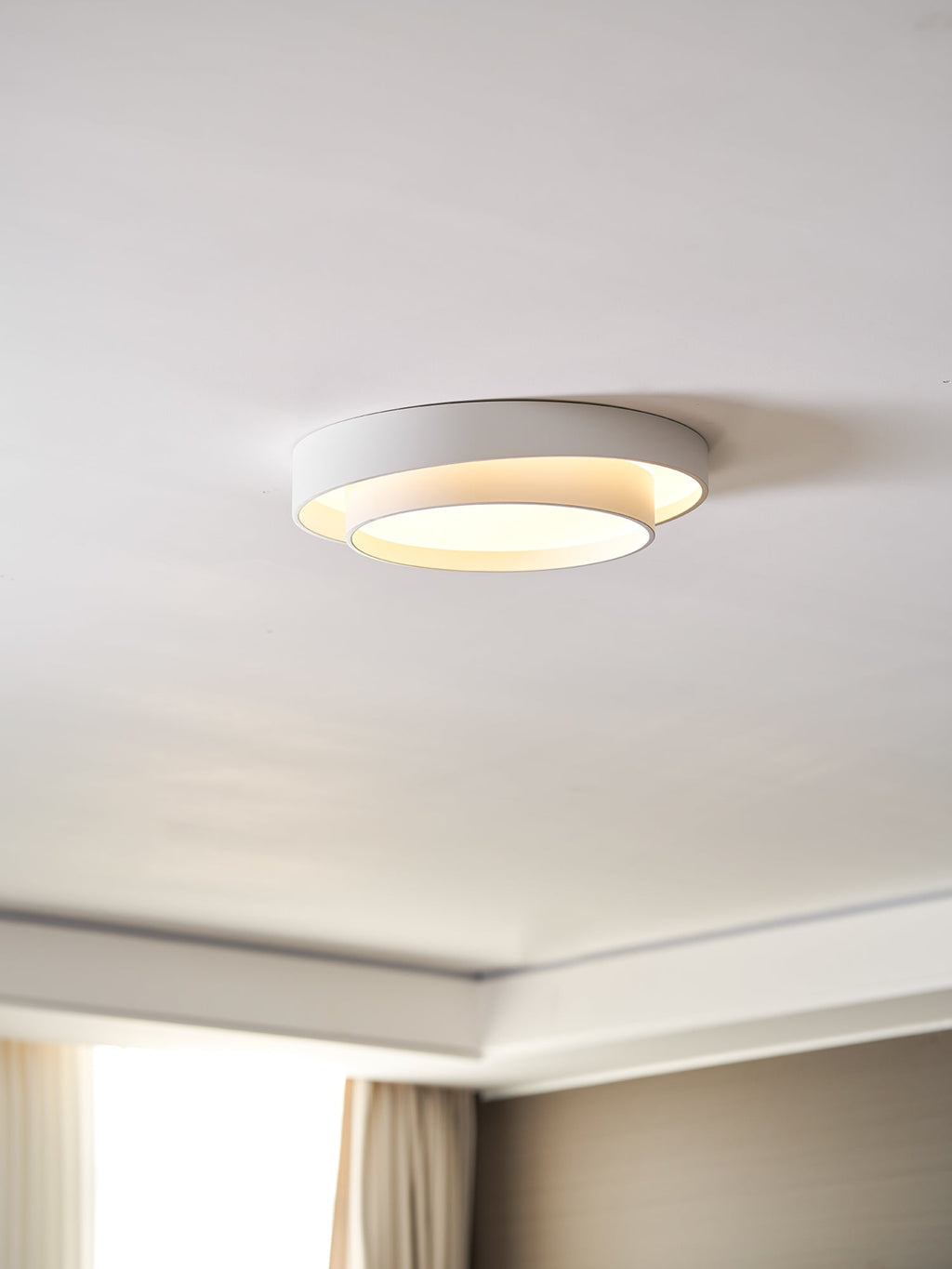 Válcové stropní světlo s LED, železné a akrylové, 40/50/60 cm, 3000K-6000K stmívatelné | Temsk