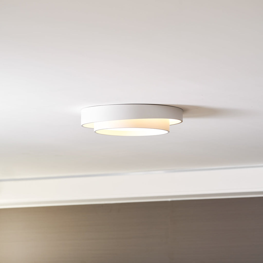 Válcové stropní světlo s LED, železné a akrylové, 40/50/60 cm, 3000K-6000K stmívatelné | Temsk