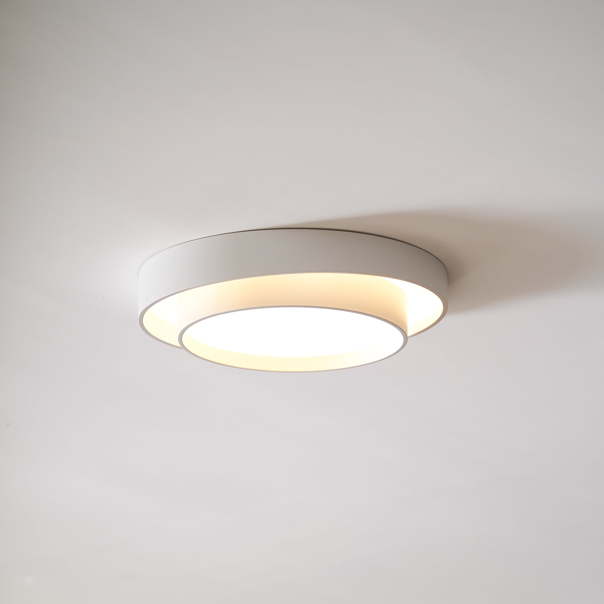 Válcové stropní světlo s LED, železné a akrylové, 40/50/60 cm, 3000K-6000K stmívatelné | Temsk