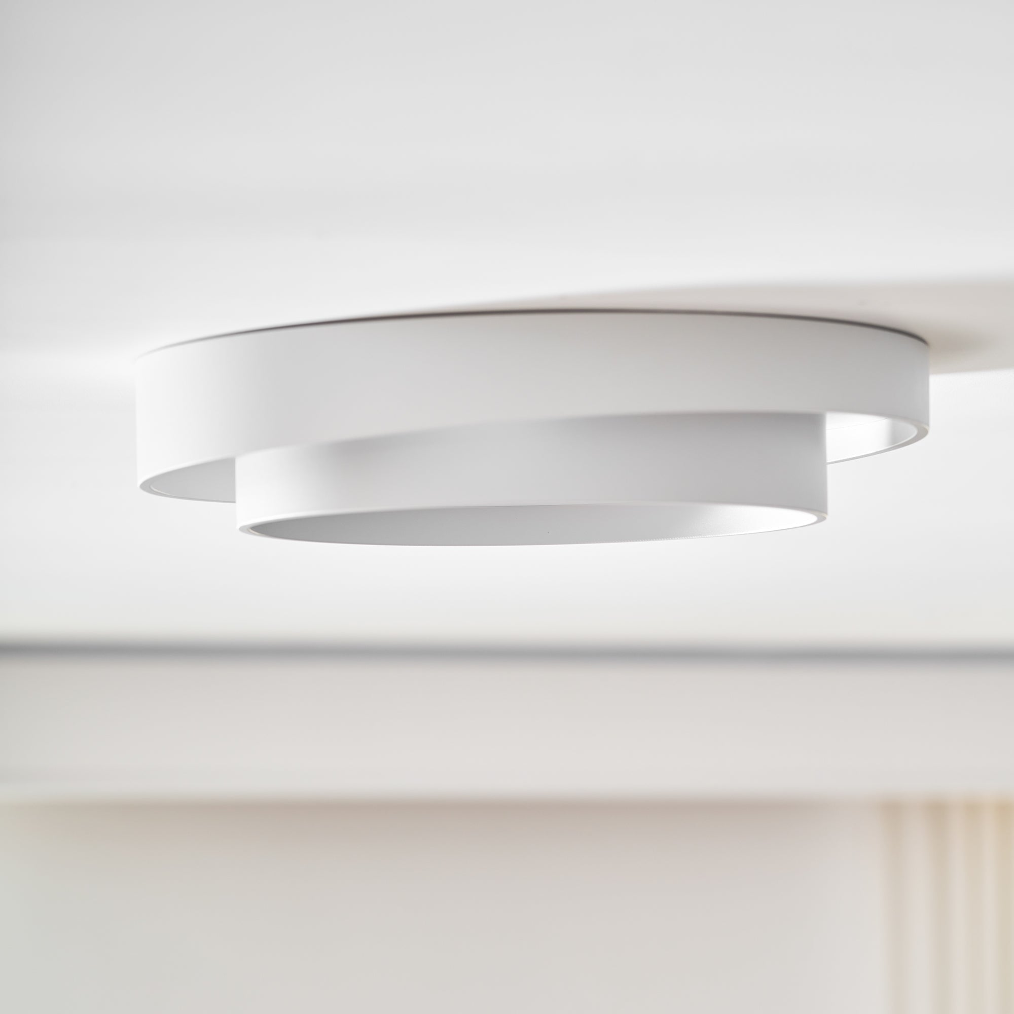 Válcové stropní světlo s LED, železné a akrylové, 40/50/60 cm, 3000K-6000K stmívatelné | Temsk