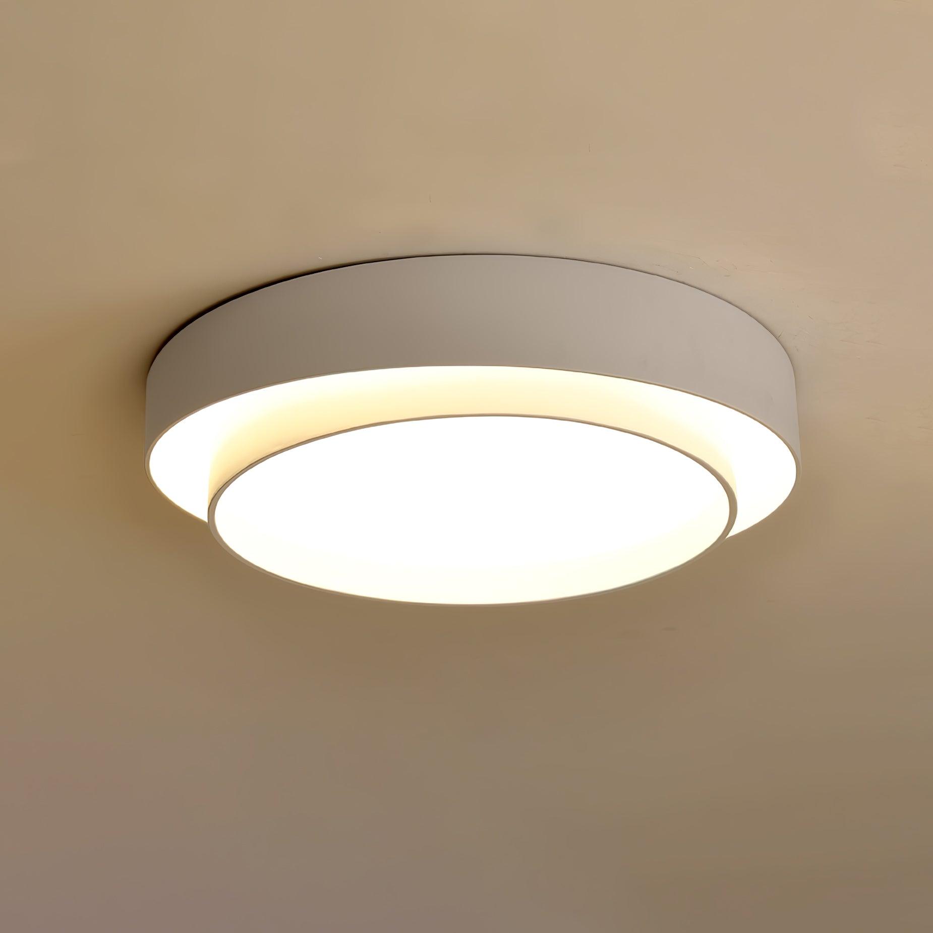 Válcové stropní světlo s LED, železné a akrylové, 40/50/60 cm, 3000K-6000K stmívatelné | Temsk